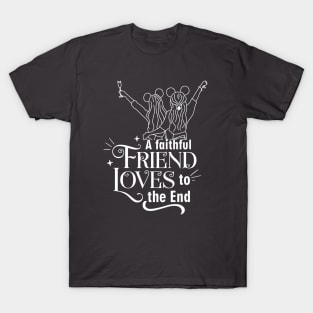 Friend giving tshirts T-Shirt